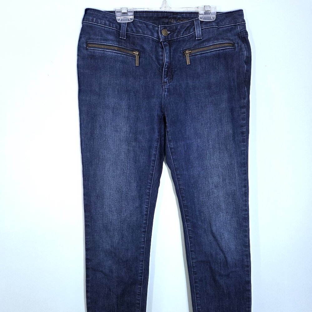 NWOT Michael Kors Skinny Medium Wash Skinny Straight Jeans Size 6